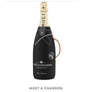 Moet & Chandon Champagne Black Neoprene Isothermic Suit Cooler Sleeve
